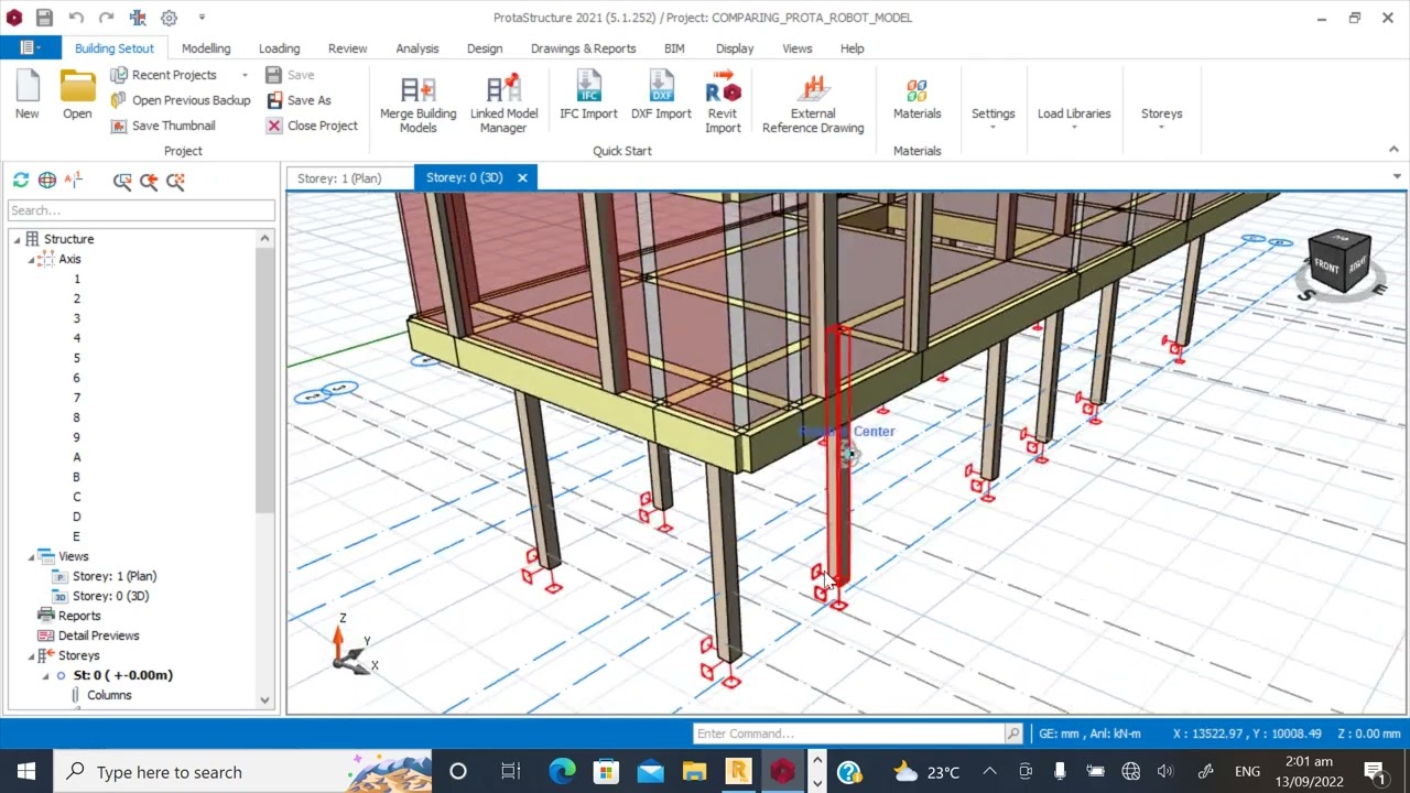 EPISODE 5 - COMPARING THE ANALYSIS, DESIGN AND DETAILING OF PROTASTRUCTURE WITH AUTODESK ROBOT.