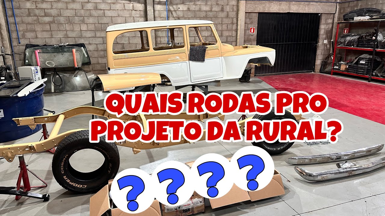 Chegou as rodas pro projeto da Rural Willys #ford #willys