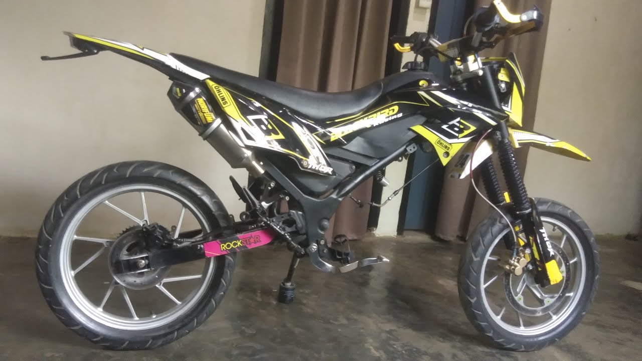frame body KlX dtracker 2020 pake rangka ori satria FU