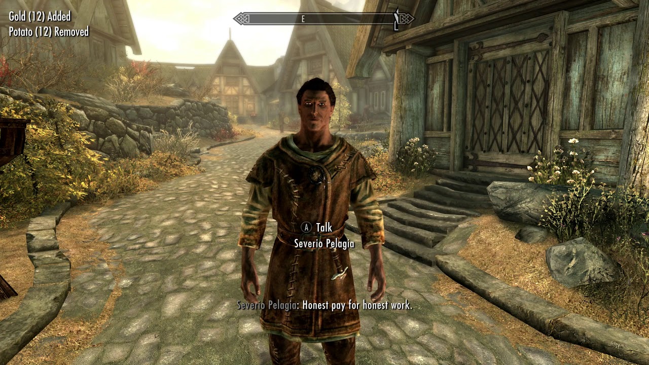 How to sell the Potatoes and the Cabbages - Skyrim Special Edition