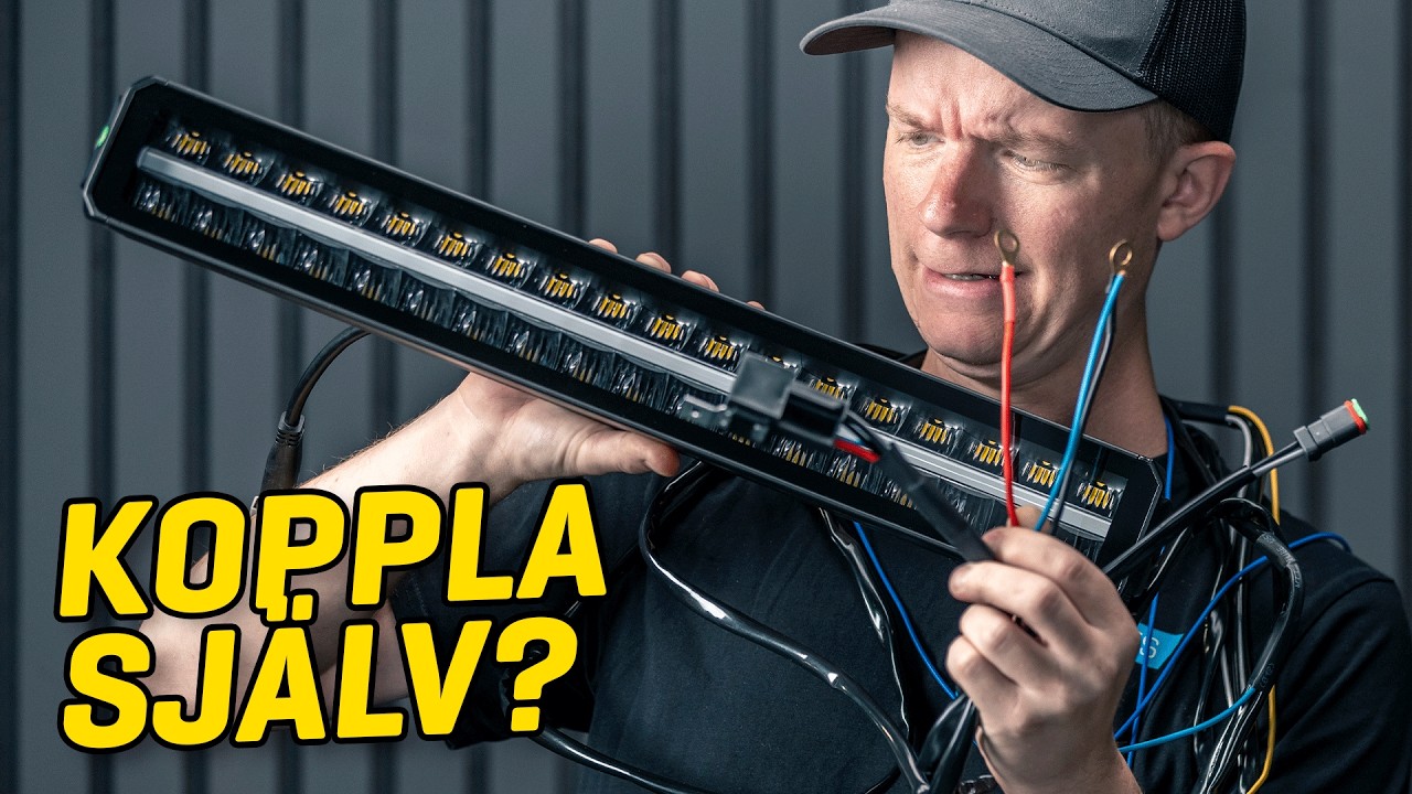 Så kopplar du in LED-ramp på din Volvo – steg för steg (enkelt & snabbt!)
