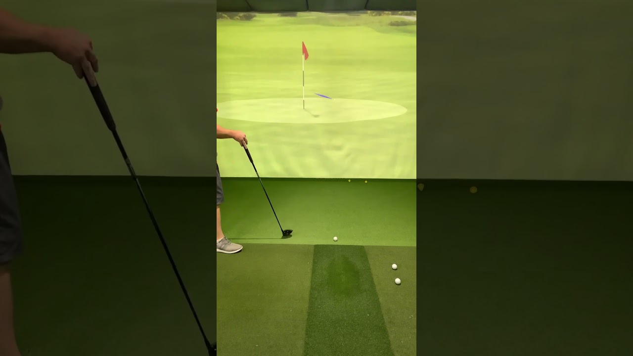 Par 4 Green off the Tee - Trackman Golf Simulator