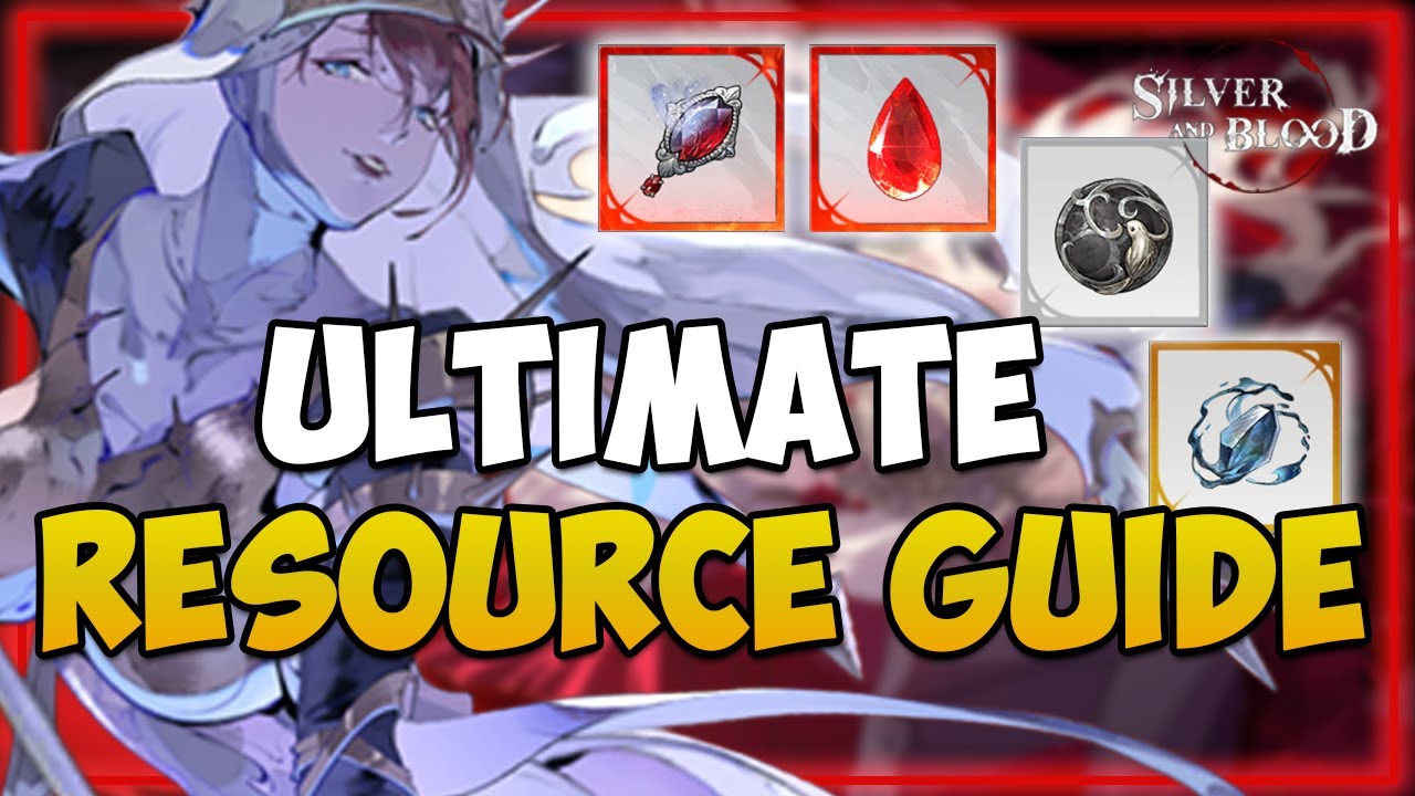 Ultimate Resource Guide - All Resources - Where to get and How to use them  I Silver and Blood