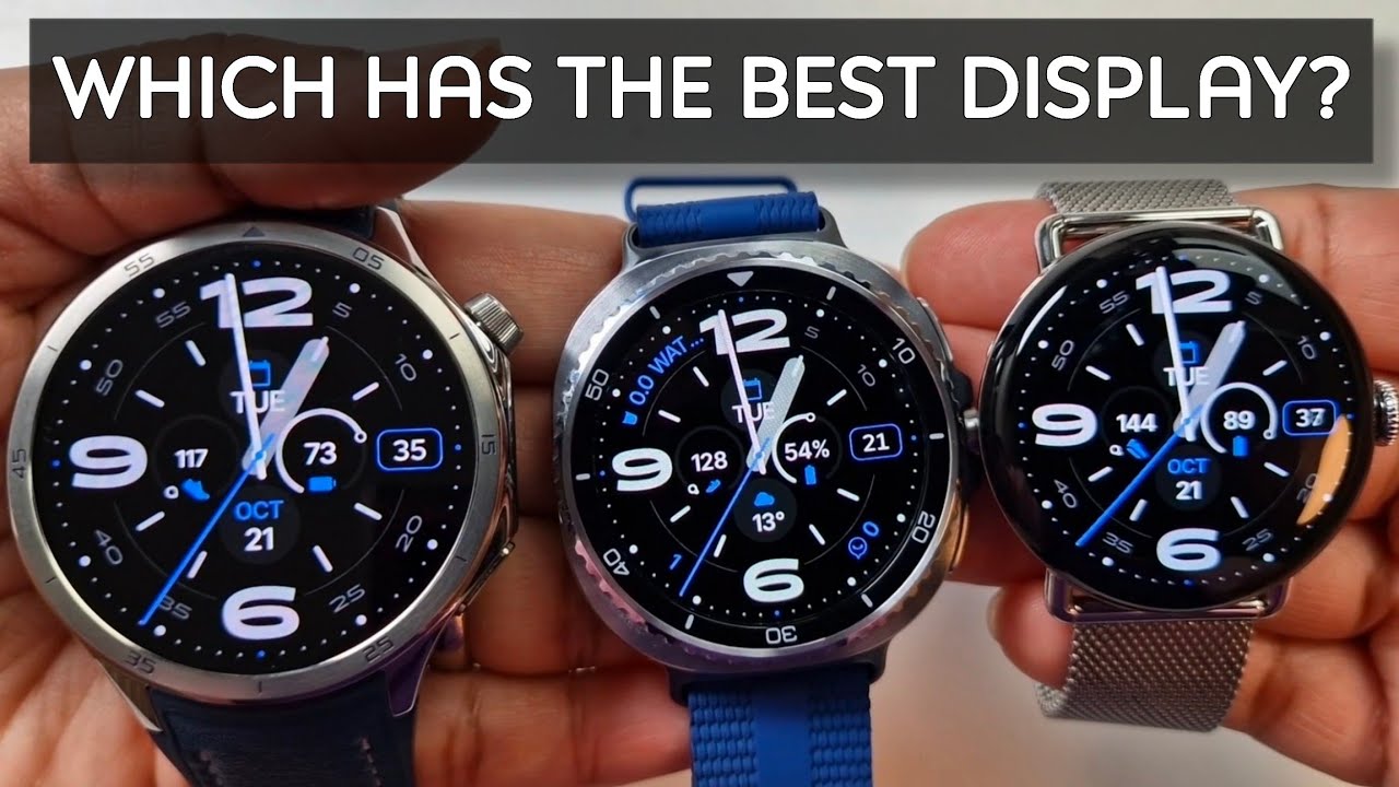 Galaxy Watch 8 Classic / OnePlus Watch 3 / Google Pixel Watch 4 — лучший дисплей?