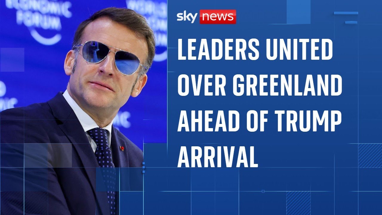Davos: European leaders united over Greenland ahead of Trump's arrival