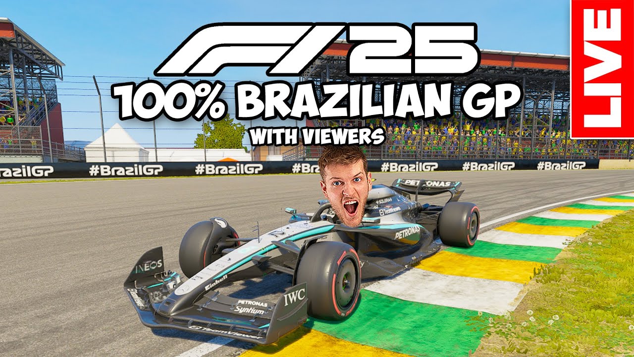 F1 25 100% BRAZILIAN GP Community Race With Viewers!