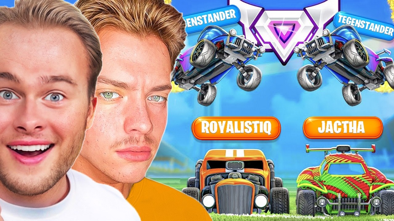 IK SPEELDE EEN 2V2 TOERNOOI MET JACTHA! - Rocket League Ranked (Nederlands)