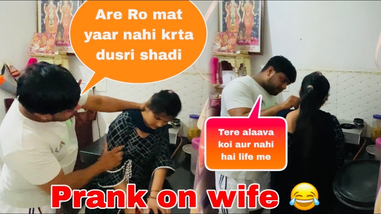 DIVORCE PRANK ON WIFE GONNA CRYING - PRANK ON WIFE | PRANK IN INDIA