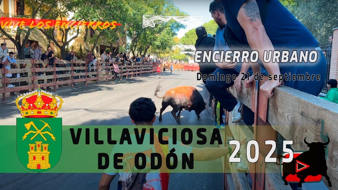 Encierro Villaviciosa de Od&oacute;n 22-09-25