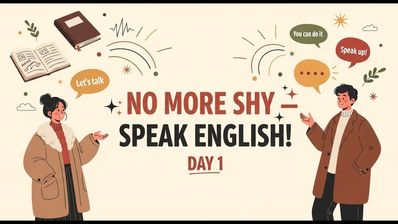 Stop Being Shy! A1- A2 Simple Phrases to Start Speaking Today  #englishpodcast #learnenglish #esl