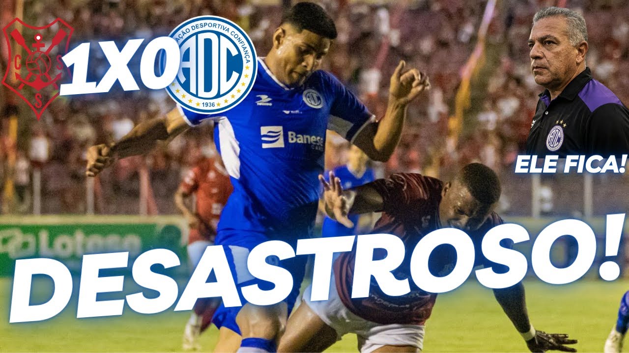 Sergipe 1x0 Confiança: SAF banca (mais uma vez) Luizinho Vieira | Campeonato Sergipano