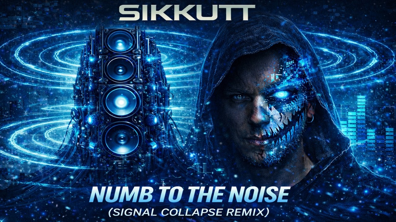 SikKutt - Numb To The Noise (Signal Collapse Remix) | Official Visualizer