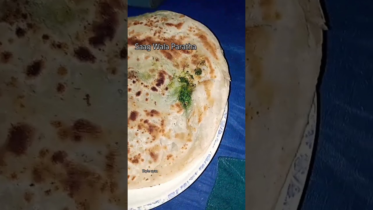 Saag Wala Paratha #dinner #saag #paratha #food #cooking #weightfast #recipe