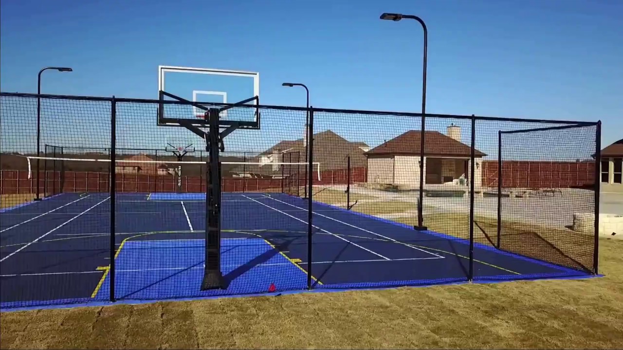 Sport Court&reg; Texas  - Multi Sport Game Courts - Drone Footage