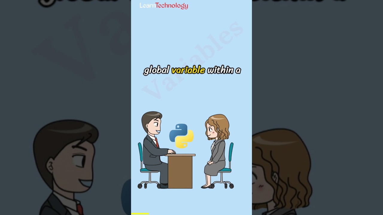 Defining global variable | Python Interview Question | #pythontutorial #interview #variables