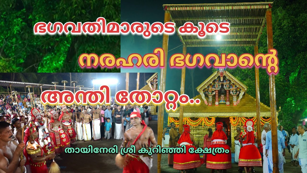മടയിൽ ചാമുണ്ഡി, രക്തചാമുണ്ഡി, വിഷ്ണുമൂർത്തി തോറ്റങ്ങൾ#video#theyyamkannur #kurinji 