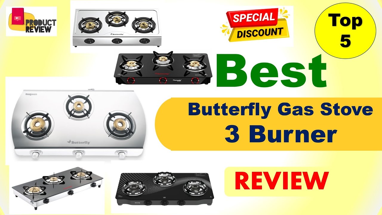 Best Butterfly Gas Stove 3 Burner in India with Price 2025 ⚡ Best Butterfly Gas Stove 3 Burner⚡