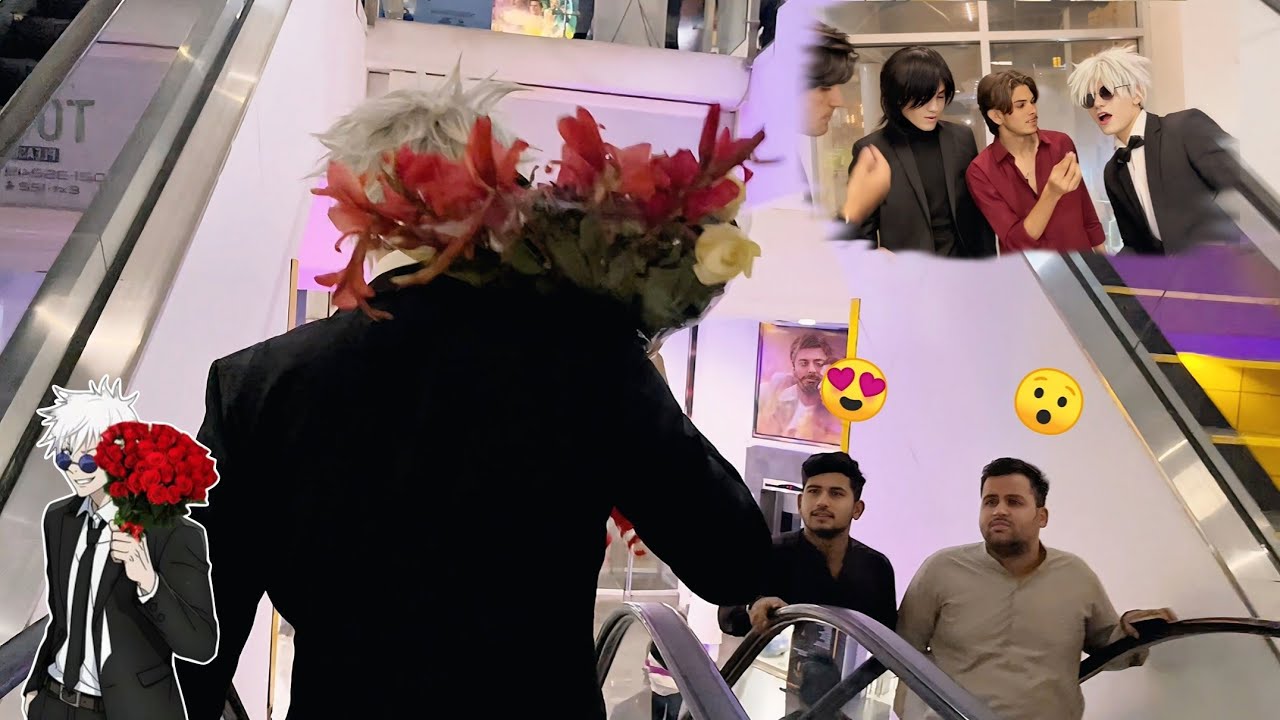 Отмечаем день рождения Годзё на публике!!! 🥳🎂 Все в шоке 😮