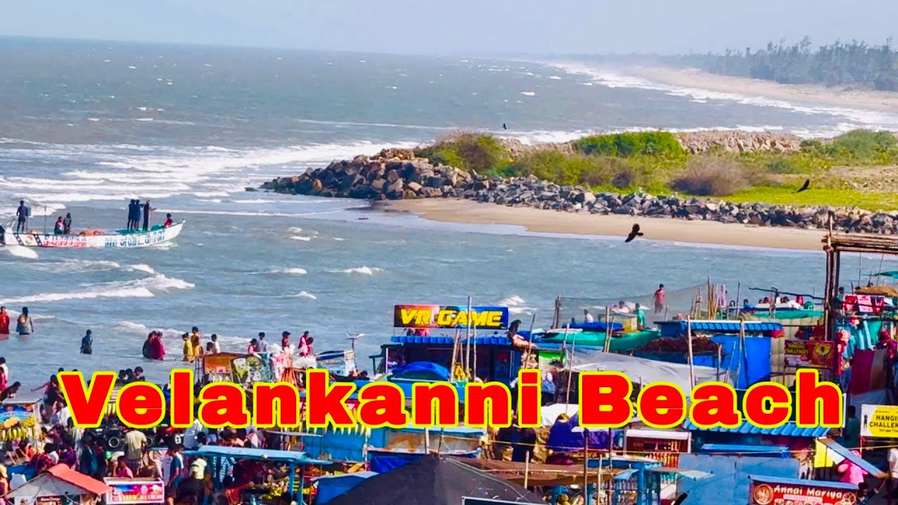 Velakanni Beach | Beach Shopping | @Sandeep Travel Vlogger #explore #viral #velankanni #nagapattinam