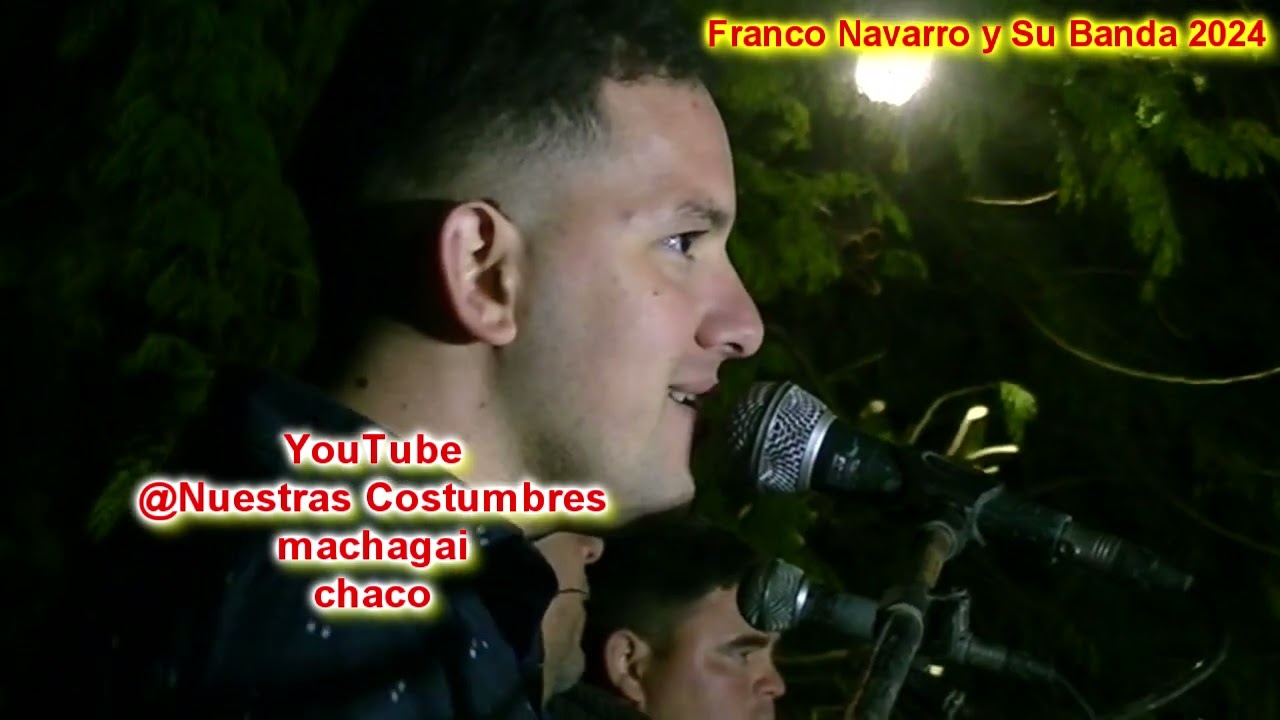 FRANCO NAVARRO EN VIVO fiesta santa rosa machagai chaco 2024