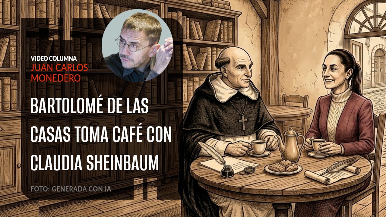 Bartolomé de las Casas toma café con Claudia Sheinbaum. Por Juan Carlos Monedero
