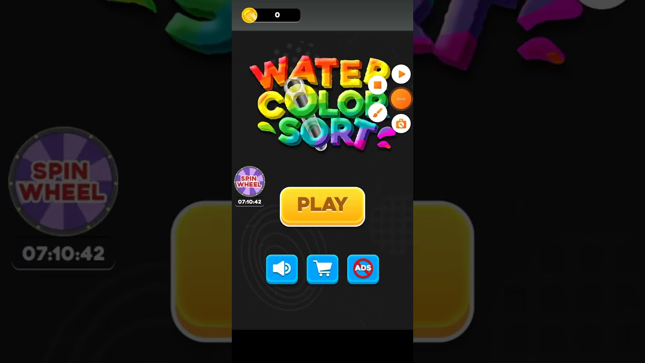 How to complete 1 Level water color sorting game Latest tricks 2023