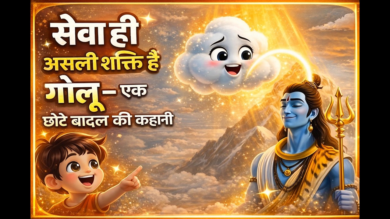 Seva Hi Asli Shakti Hai | Golu The Little Cloud Story