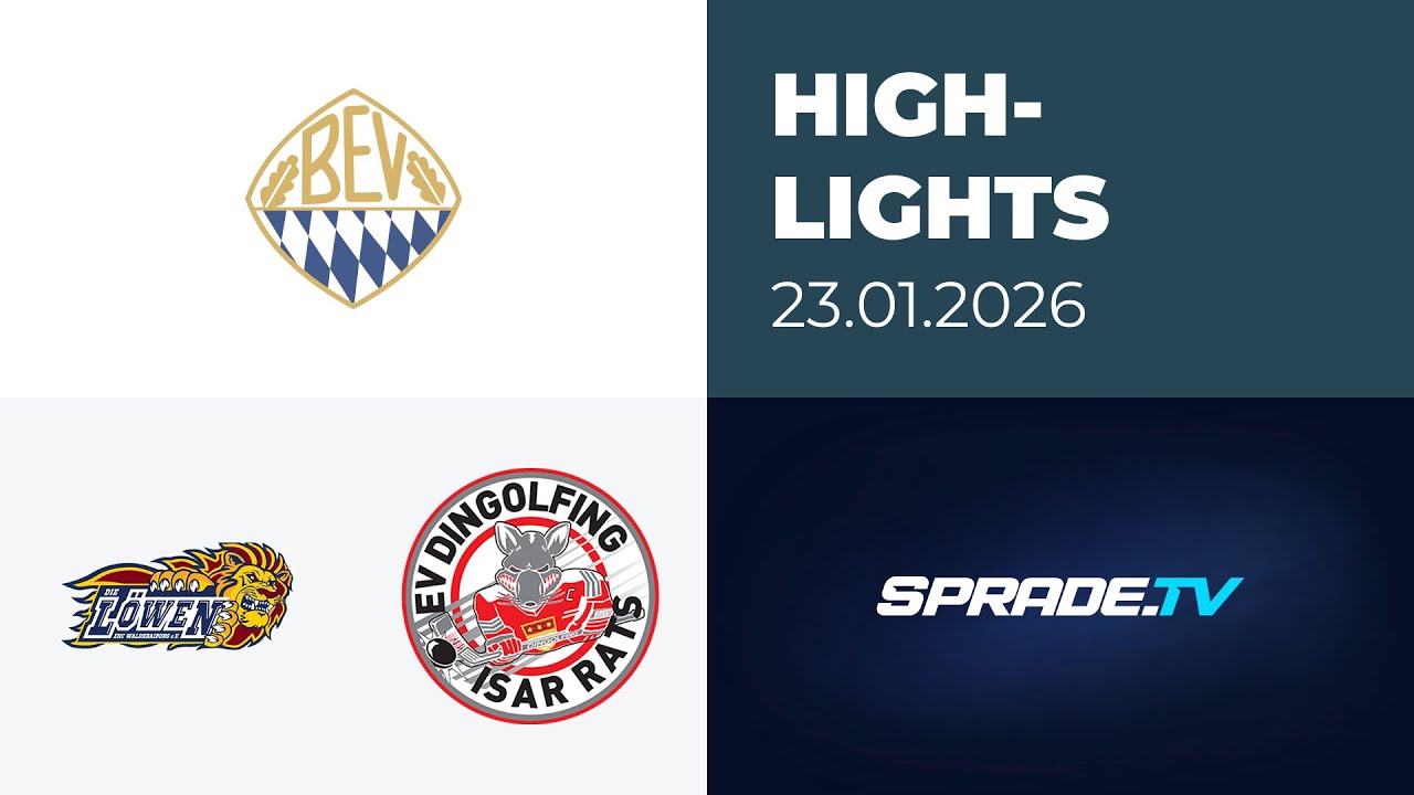 23.01.2026 - Highlights - EHC Waldkraiburg vs. EV Dingolfing