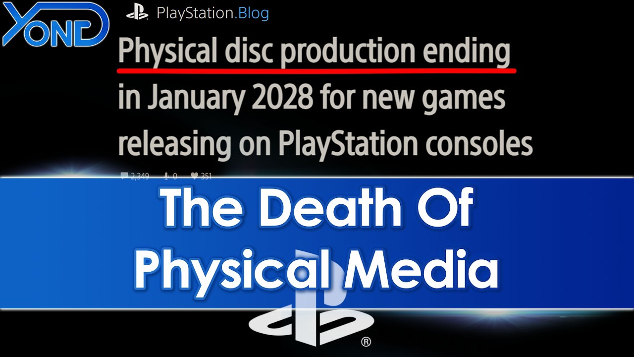 Sony только что покончила с физическими носителями