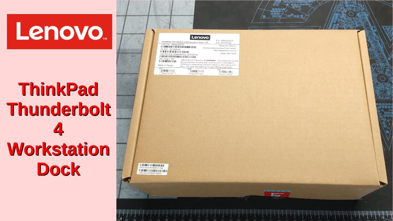 Lenovo ThinkPad Thunderbolt 4 Workstation Dock Unboxing