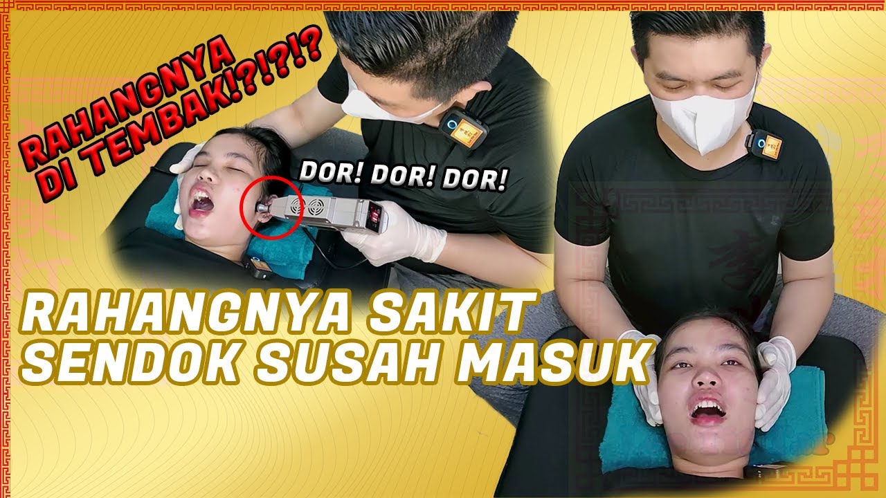 SENDOK AJA SUSAH MASUK KARENA RAHANGNYA SAKIT