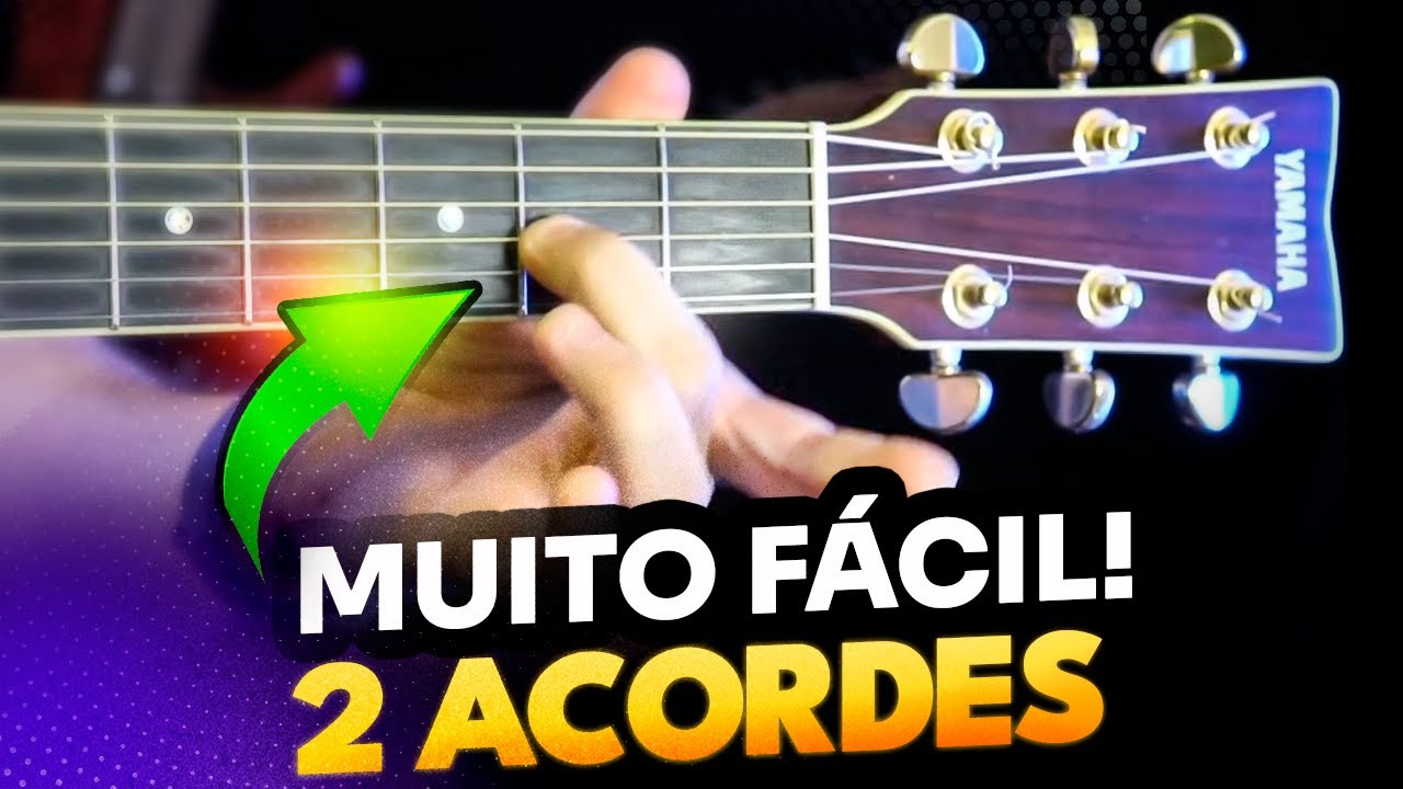 ✅ Aula de Viol&atilde;o: Toque sua PRIMEIRA M&Uacute;SICA com apenas 2 ACORDES 😱 MUITO F&Aacute;CIL 😎 (100% GARANTIDO)