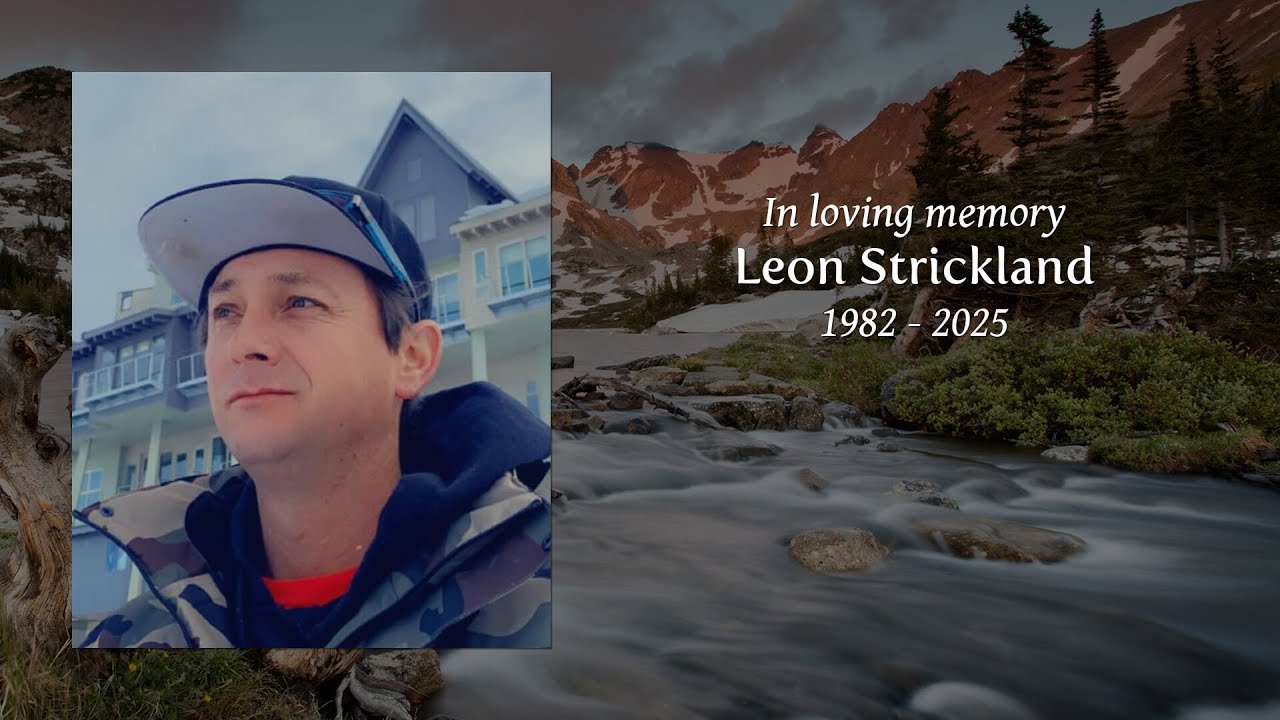 The Memorial Service of Leon Strickland