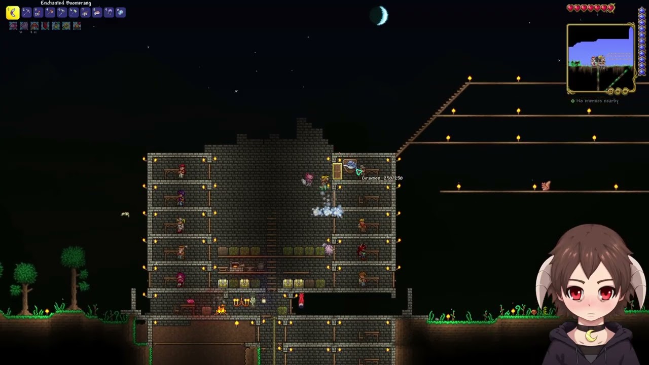 Terraria Part 2 - Summoner build for the 7th time because I can't be bothered to aim my mouse