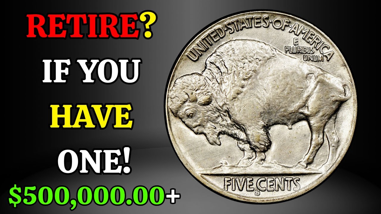 Top 5 Buffalo Five Cents Coin Could Be Worth a Fortune | Rare & Valuable Buffalo Nickel!