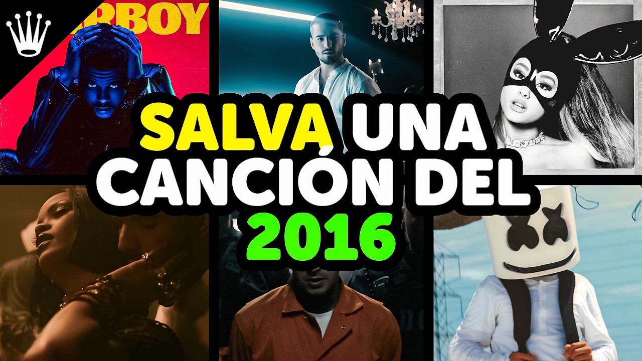 Salva Una Cancion Del 2016 🚀🔥 | ¿Que Cancion Prefieres? | BRAHYMUSIC