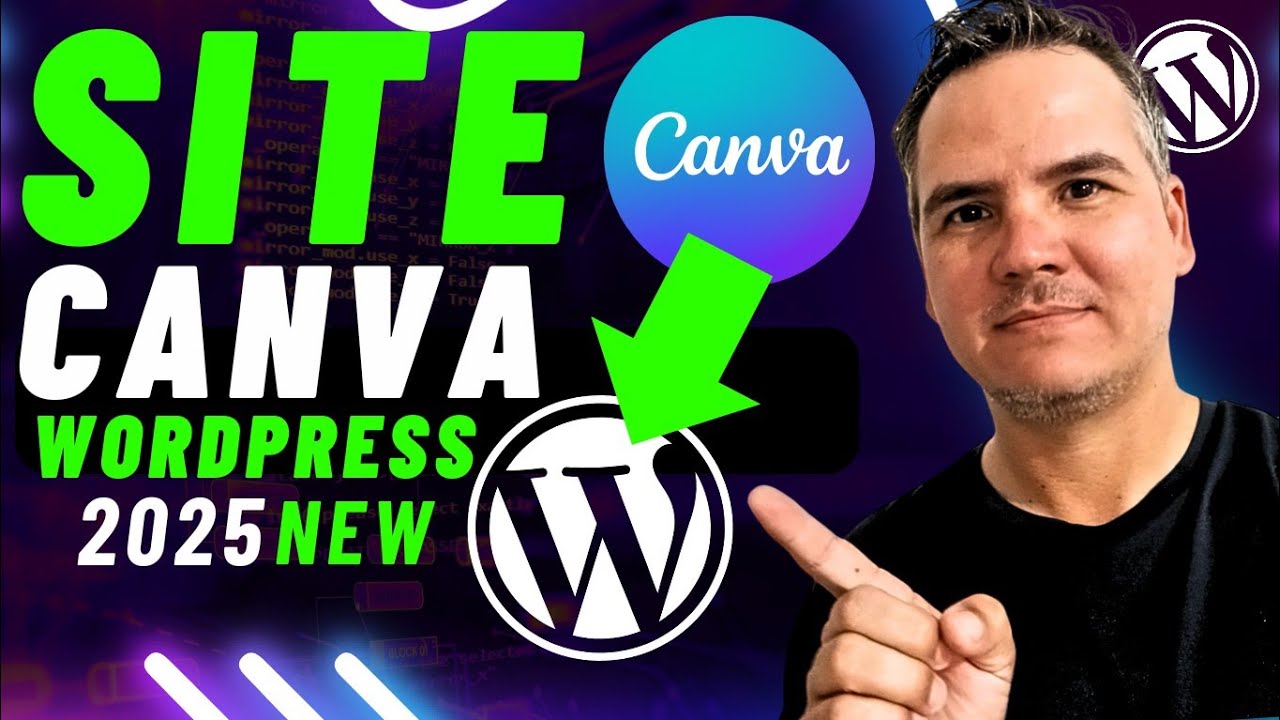 🔥COMO USAR SITE OU PÁGINA DO CANVA NO WORDPRESS 2025 (NOVO MÉTODO)