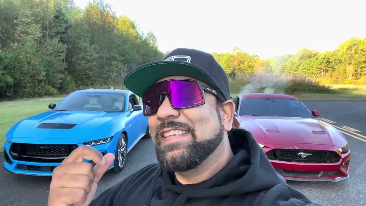 Stock 2024 MUSTANG vs Stock 2020 MUSTANG DRAG & ROLL RACE! *Surprise Winner