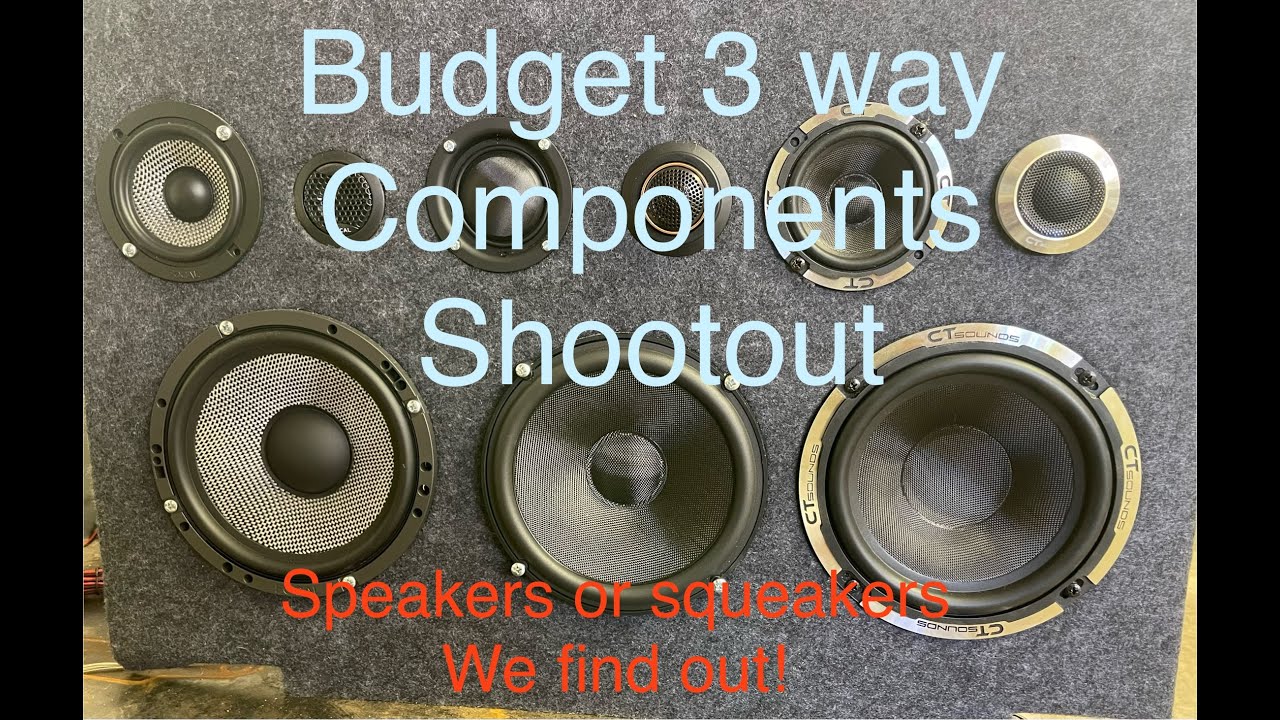 3 way components shootout.  do they all sound the same?