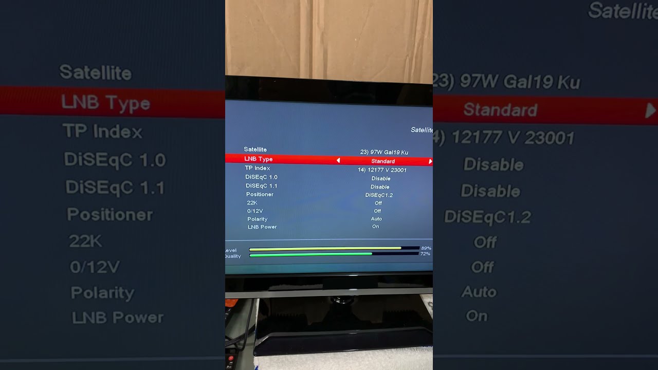 LNB Frequency setup in your Satellite TV Receiver is VERY IMPORTANT! #shorts