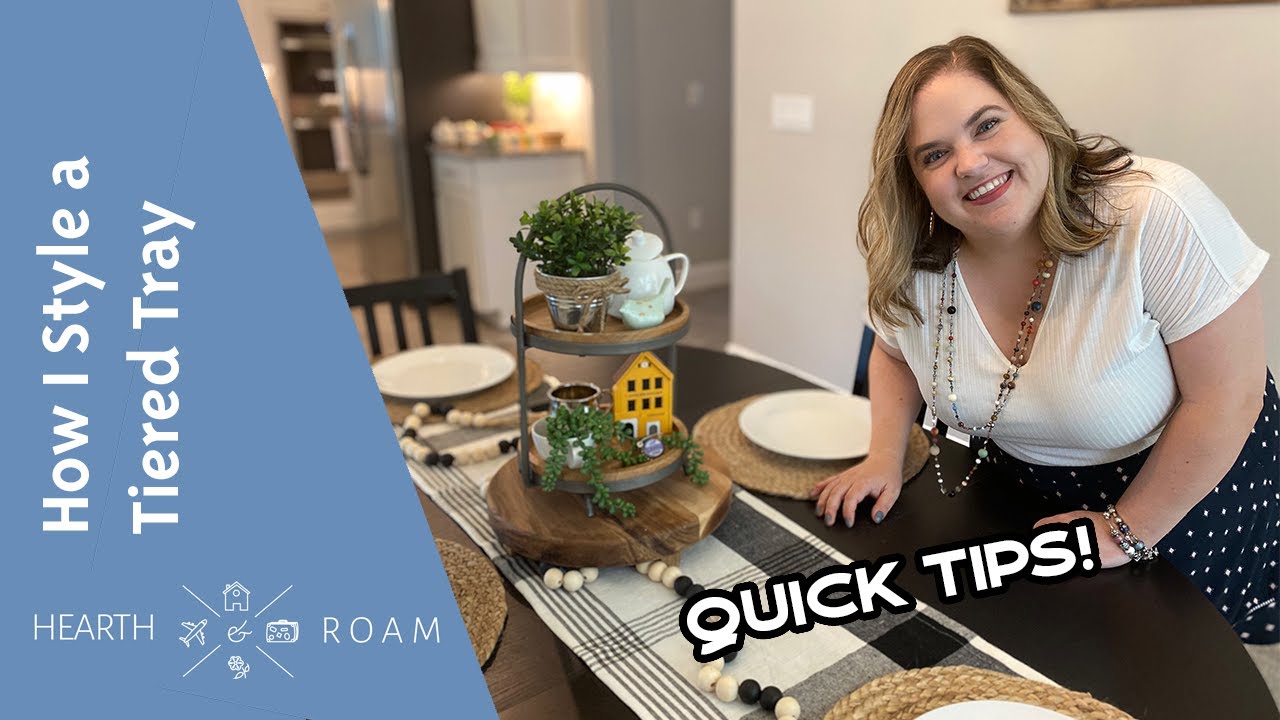 Quick Look at How I Style a Tiered Tray!