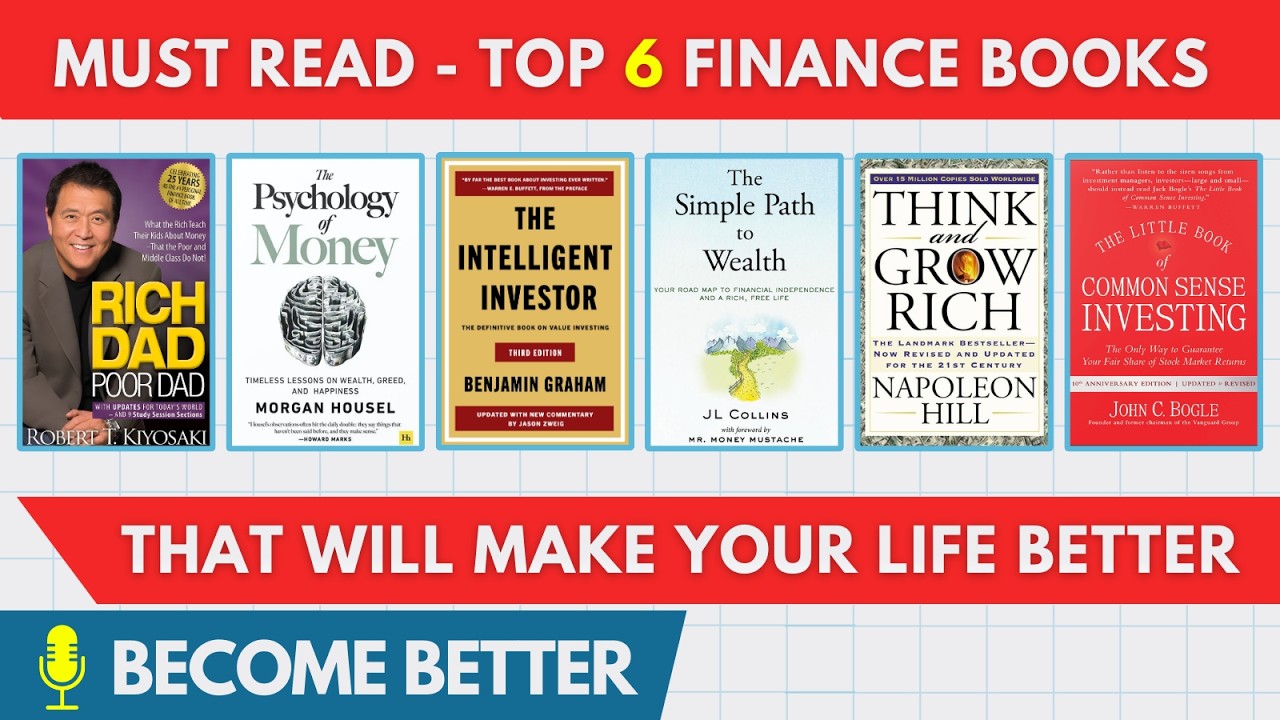Top 6 Finance Books Every American Should Read to Build Wealth