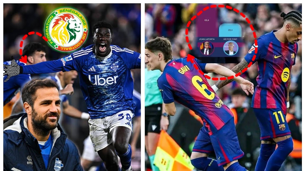 Fabregas impressionné par forme physique de Assane Diao de Retour.. Barça et Laporta..
