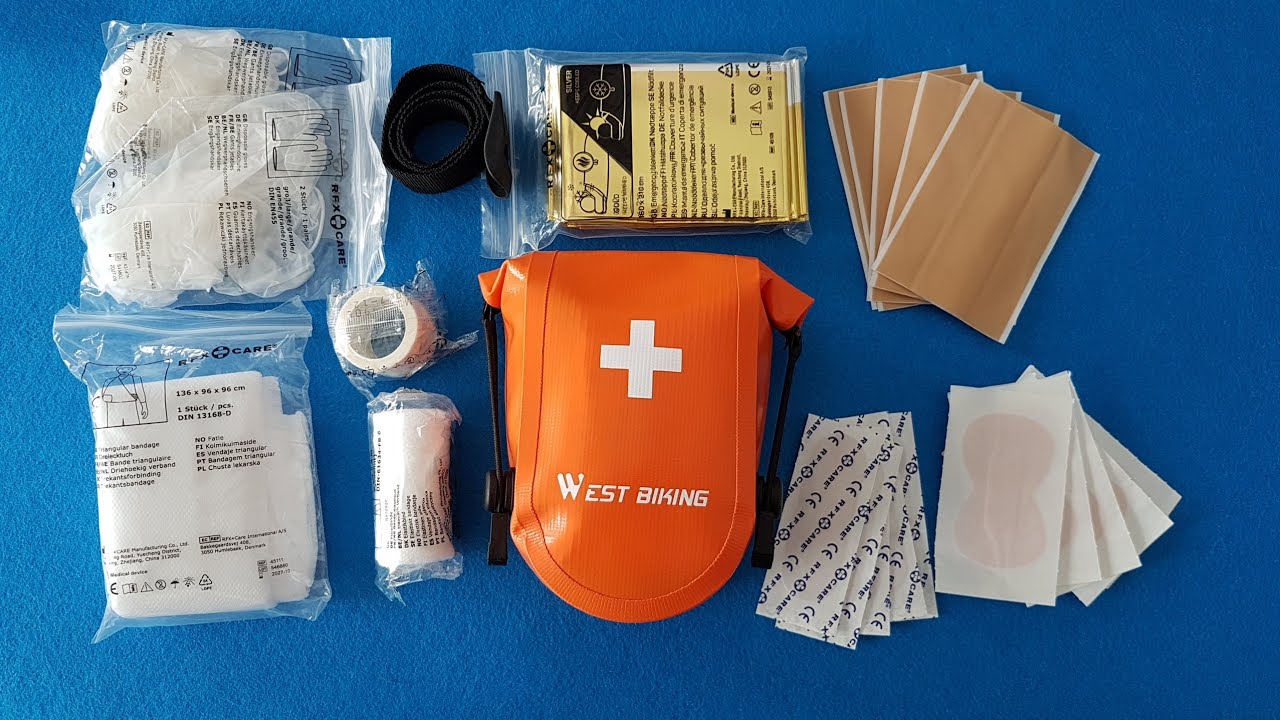 Botiquin 100% impermeable West Biking First Aid Kit: 9 euros bien invertidos.