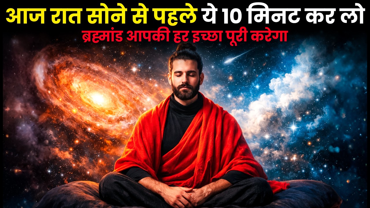 आज रात सोने से पहले ये 10 मिनट कर लो | ब्रह्मांड आपकी जिंदगी बदल देगा | Power Of Universe