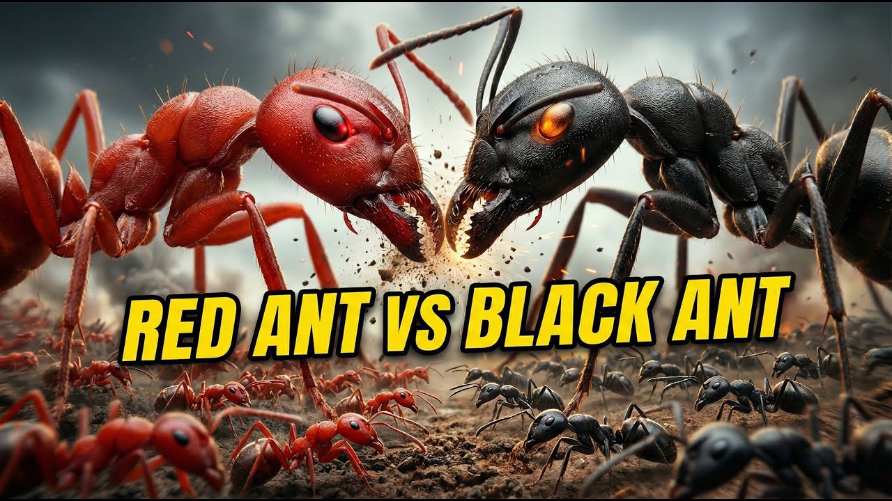 RED ANTS Take on BLACK ANTS in EPIC Survival War