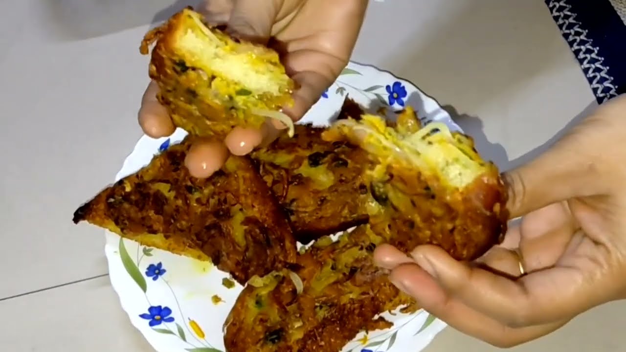 পাউরুটি দিয়ে বানিয়ে নিন ইউনিক মজাদার নাস্তা রেসিপি / Bread pakoda recipe  / easy nasta recipe