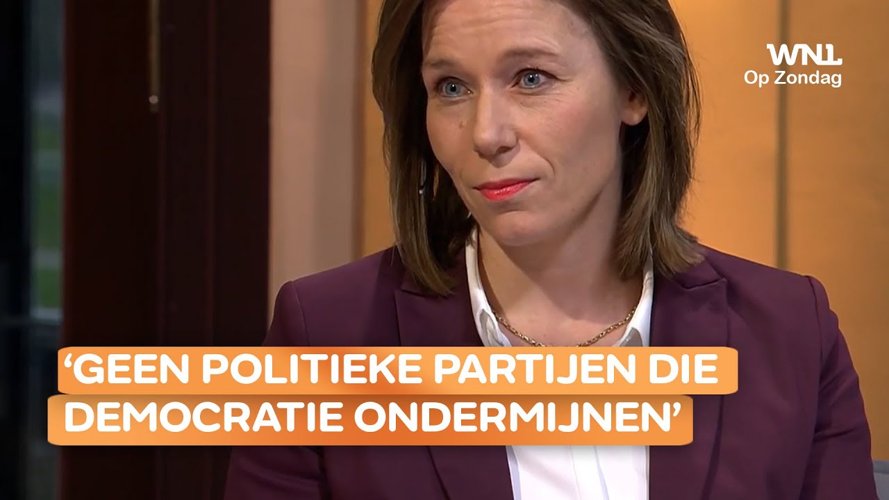 Minister Hanke Bruins Slot: geen politieke partijen die democratie ondermijnen