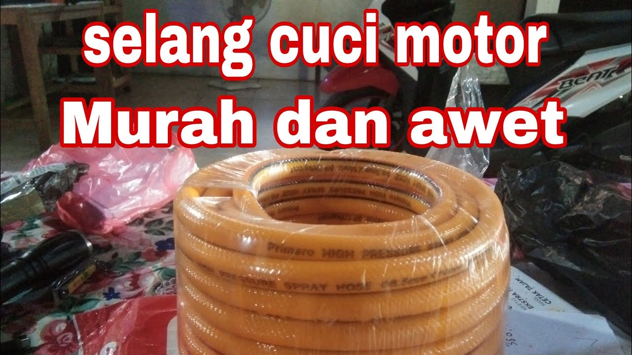 Merk selang cuci motor yang paling awet dan tahan lama