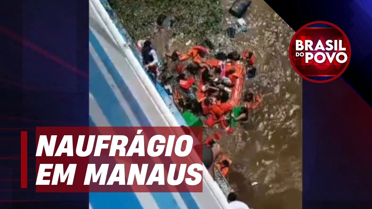 Lancha afunda no Rio Solimões e 70 pessoas são resgatadas